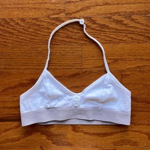 Urban Outfitters Out From Under White Halter Bralette Size Small